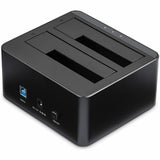 StarTech.com Dual-Bay USB 3.0 to SATA Hard Drive Docking Station, 2.5/3.5" SATA I/II/III, SSD/HDD Dock, USB Hard Drive Bays, Top-Loading — SDOCK2U33V