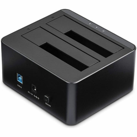 StarTech.com Dual-Bay USB 3.0 to SATA Hard Drive Docking Station, 2.5/3.5" SATA I/II/III, SSD/HDD Dock, USB Hard Drive Bays, Top-Loading — SDOCK2U33V