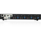 IOGEAR 4-Port 4K Dual View DisplayPort KVMP with USB 3.0 Hub and Audio (TAA) — GCS1944