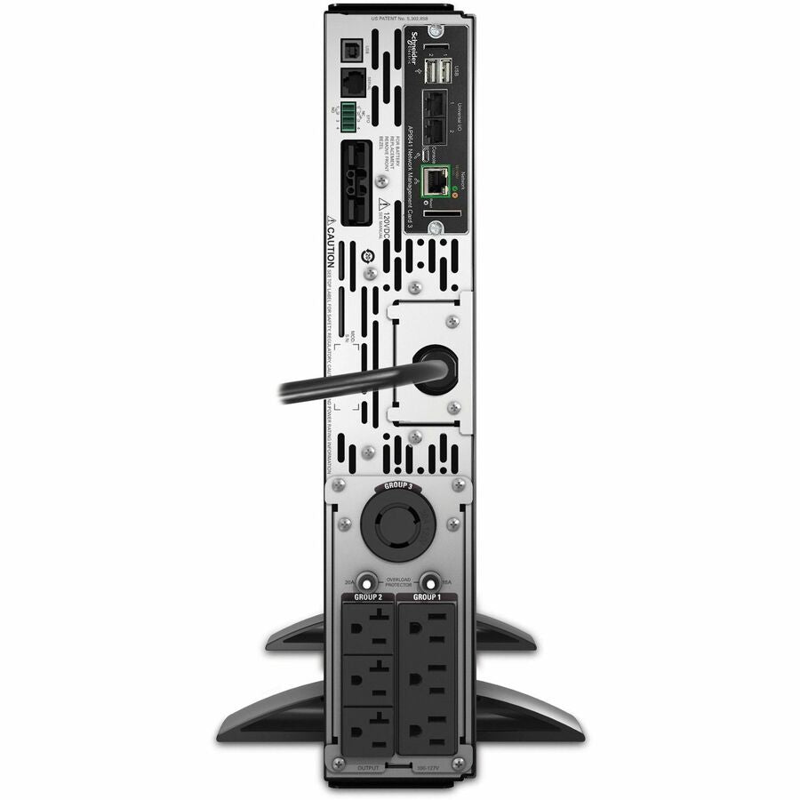 APC Smart-UPS X, Line Interactive, 3kVA, Rack/tower convertible 2U, 100V-127V, 3x 5-15R+3x 5-20R+1x L5-30R NEMA,NMC, Extended runtime,10ft input cord — SMX3KR2UNCX145