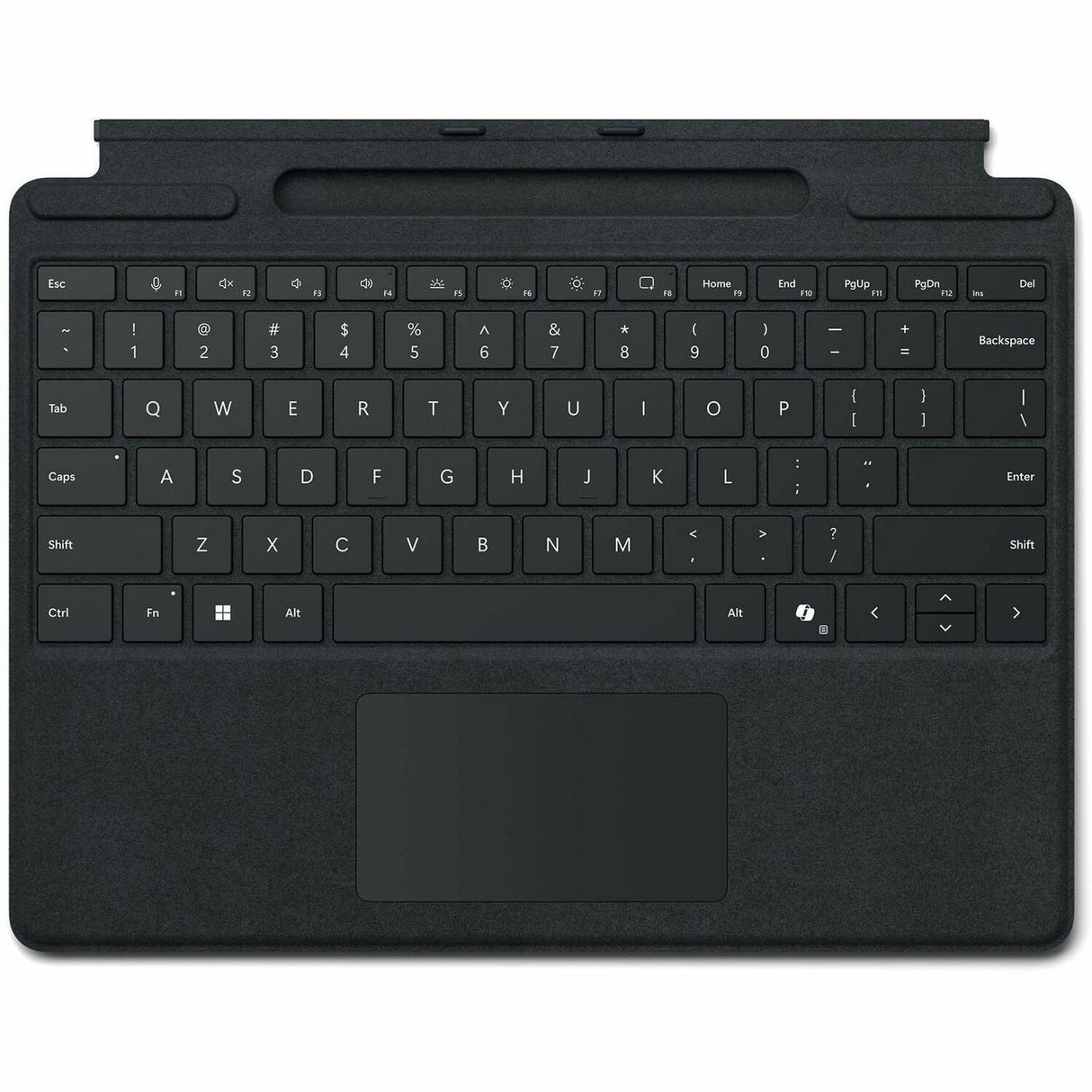 Microsoft Keyboard/Cover Case Microsoft Surface Pro Tablet - Black — 8XB-00139