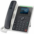 Poly Edge E100 IP Phone - Corded - Corded - 3 Multiple Conferencing - Desktop, Wall Mountable - White, Midnight Blue — 82M86AA