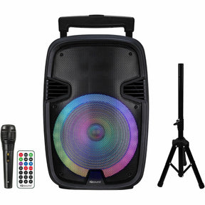 IQ Sound IQ-5715DJBT Portable Bluetooth Speaker System - 40 W RMS - Black — IQ-5715DJBT