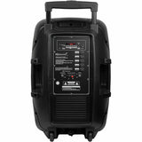 IQ Sound IQ-5715DJBT Portable Bluetooth Speaker System - 40 W RMS - Black — IQ-5715DJBT
