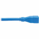 Eaton Tripp Lite Series Power Extension Cord, C20 to C19 - Heavy-Duty, 20A, 250V, 12 AWG, 6 ft. (1.8 m), Blue — P036-006-ABL
