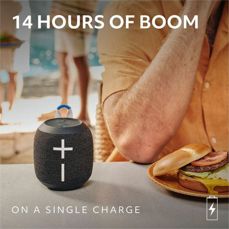 Ultimate Ears WONDERBOOM 4 Portable Waterproof Bluetooth Speaker With Big Bass and 360-Degree Sound, Dustproof Floating Speaker With 131ft (40m) Range, Pink — 984-001878