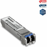 TRENDnet TI-MGBS20, 1000Base-LX Industrial SFP Single- Mode LC Module (20km), Lifetime Protection — TI-MGBS20