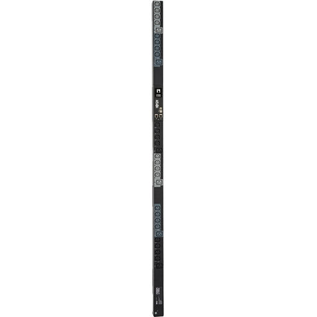 Eaton Tripp Lite Series 11.5kW 208-240V 3PH Switched PDU - LX Interface, Gigabit, 30 Outlets, IEC 309 16/20A Red 360-415V Input, Outlet Monitoring, LCD, 1.8 m Cord, 0U 1.8 m Height, TAA — PDU3XEVSR6G20