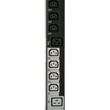 Eaton Tripp Lite Series 11.5kW 208-240V 3PH Switched PDU - LX Interface, Gigabit, 30 Outlets, IEC 309 16/20A Red 360-415V Input, Outlet Monitoring, LCD, 1.8 m Cord, 0U 1.8 m Height, TAA — PDU3XEVSR6G20