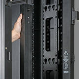 Eaton Tripp Lite Series 11.5kW 208-240V 3PH Switched PDU - LX Interface, Gigabit, 30 Outlets, IEC 309 16/20A Red 360-415V Input, Outlet Monitoring, LCD, 1.8 m Cord, 0U 1.8 m Height, TAA — PDU3XEVSR6G20