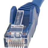 StarTech.com 4.6m(15ft) CAT6 Ethernet Cable, LSZH (Low Smoke Zero Halogen) 10 GbE Snagless 100W PoE UTP RJ45 Blue Network Patch Cord, ETL — N6LPATCH15BL