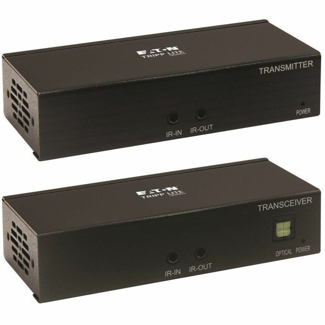 Eaton Tripp Lite Series HDMI over Cat6 Extender Kit, Transmitter and Receiver with Repeater, 4K 60Hz, 4:4:4, IR, HDR, PoC, 230 ft., TAA — B127A-111-BHTH
