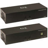 Eaton Tripp Lite Series HDMI over Cat6 Extender Kit, Transmitter and Receiver with Repeater, 4K 60Hz, 4:4:4, IR, HDR, PoC, 230 ft., TAA — B127A-111-BHTH
