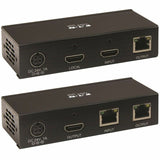 Eaton Tripp Lite Series HDMI over Cat6 Extender Kit, Transmitter and Receiver with Repeater, 4K 60Hz, 4:4:4, IR, HDR, PoC, 230 ft., TAA — B127A-111-BHTH
