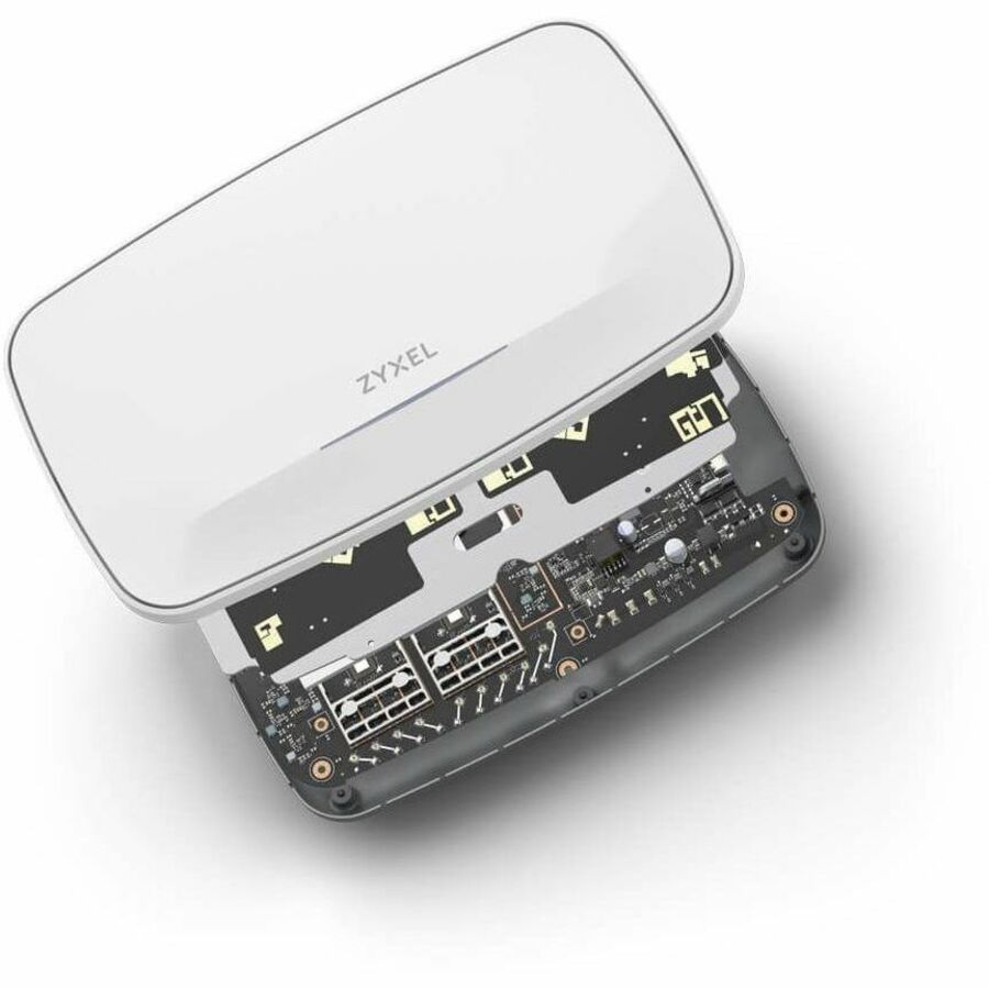 Zyxel Wi-Fi 7 BE22000 Wireless MultiGig Pro Access Point | Tri-Band Operation | Smart Antenna |10G Uplink | Mesh |Cloud, App, Direct or Controller Mgmt | PoE++ | Nebula Pro Pack | WBE660S