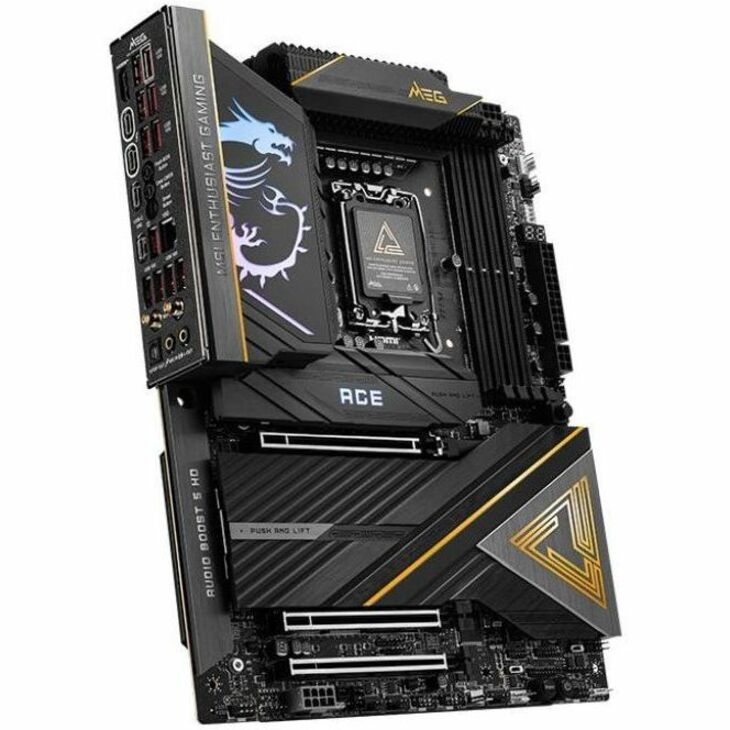 MSI MEG Z890 ACE ATX Motherboard LGA 1851 for Intel Core Ultra series 2 CPU with DDR5 RAM supports — Z890ACE