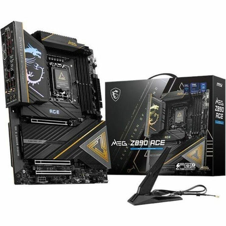 MSI MEG Z890 ACE ATX Motherboard LGA 1851 for Intel Core Ultra series 2 CPU with DDR5 RAM supports — Z890ACE