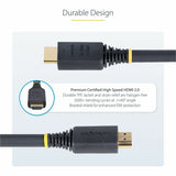 StarTech.com 20ft (6m) Premium Certified High Speed HDMI Cable, 4K 60Hz/1440p 144Hz, 18Gbps, UHD HDMI 2.0 Cord, TPE Jacket — HDMI2-CABLE-4K60-20F