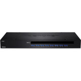 TRENDnet 16-Port Rack Mount USB KVM Switch, VGA and USB Connection, Supports USB and PS/2, Auto-Scan, Device Monitoring, Audible Feedback, Plug and Play, Hot Pluggable, Rack Mountable, Black, TK-1603R