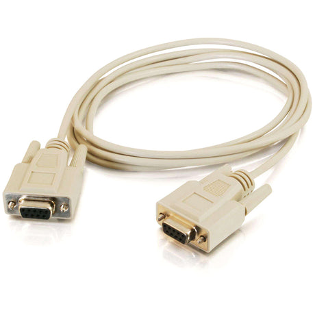 C2G 6ft DB9 F/F Null Modem Cable - Beige — 03044