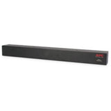 APC NetShelter Basic Rack PDU, 1U, 1PH, 3.7kW 230V 16A or 3.3kW 208V 16A, x12 C13 outlets, C20 cord — AP9565