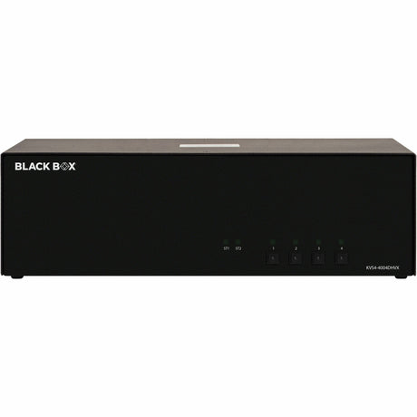 Black Box Secure NIAP 4.0 Certified KVM Switch - 4-Port, Quad-Monitor, DVI, HDMI, DisplayPort, CAC — KVS4-4004DHVX
