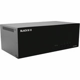 Black Box Secure NIAP 4.0 Certified KVM Switch - 4-Port, Quad-Monitor, DVI, HDMI, DisplayPort, CAC — KVS4-4004DHVX