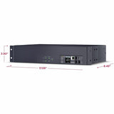 CyberPower PDU44007 Single Phase 240 - 200 VAC 30A Switched ATS PDU — PDU44007