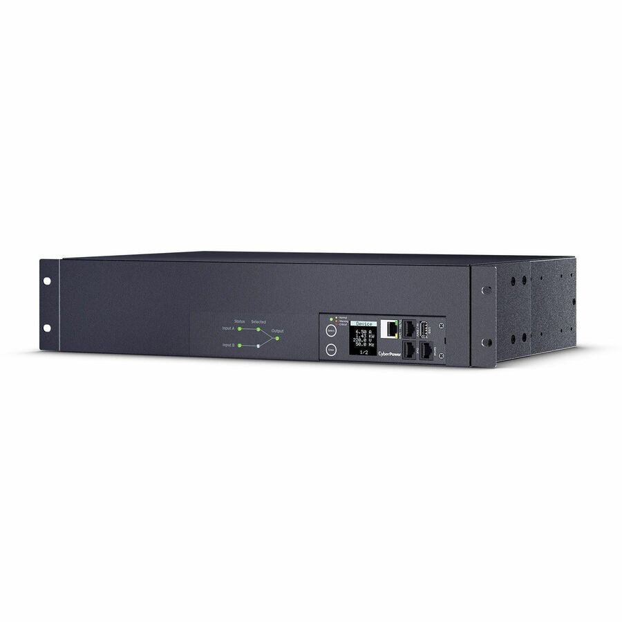 CyberPower PDU44007 Single Phase 240 - 200 VAC 30A Switched ATS PDU — PDU44007