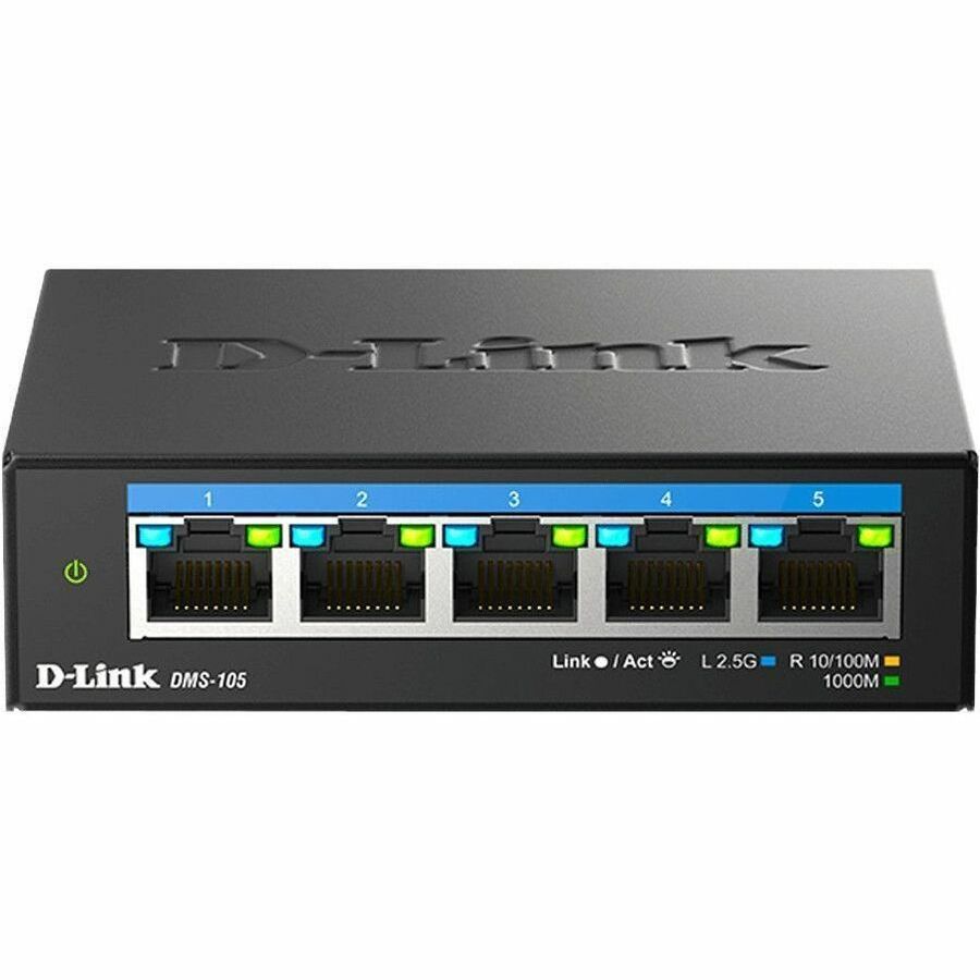 D-Link 5-Port Multi-Gigabit Unmanaged Switch — DMS-105