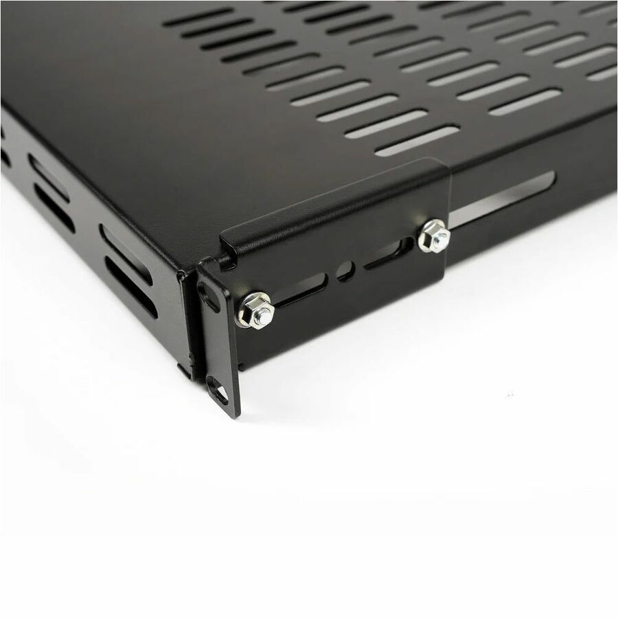 IOGEAR Adjustable Depth Heavy Duty Fixed Rack Shelf - Vented — GRSH01