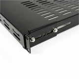 IOGEAR Adjustable Depth Heavy Duty Fixed Rack Shelf - Vented — GRSH01