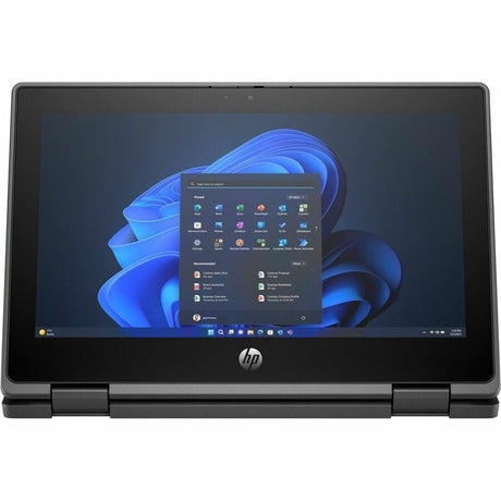 HP Fortis Flip G1i 11.6" Touchscreen Convertible 2 in 1 Notebook - HD - Intel N-Series N250 - 4 GB - 128 GB Flash Memory - Jet Black - Smart Buy — B86CBUT#ABA