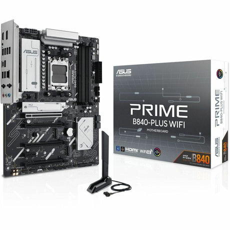 Asus Prime B840-PLUS WIFI Gaming Desktop Motherboard - AMD B840 Chipset - Socket AM5 - ATX — PRIME B840-PLUS WIFI