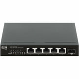 Eaton Tripp Lite Series 5-Port 2.5 Gbps Desktop Gigabit Ethernet Unmanaged Switch with PoE+ Pass-Through, 70W, Metal Enclosure, TAA — NG5POE-M2