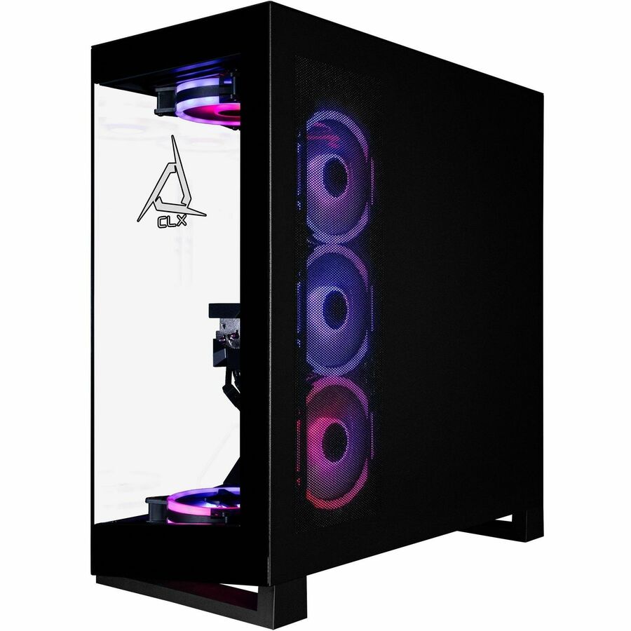 CLX Horus Gaming Desktop Computer - Intel Core Ultra 9 285K - 96 GB - 8 TB HDD - 2 TB SSD - Mid-tower - Black — TGMHORRTU5103BM