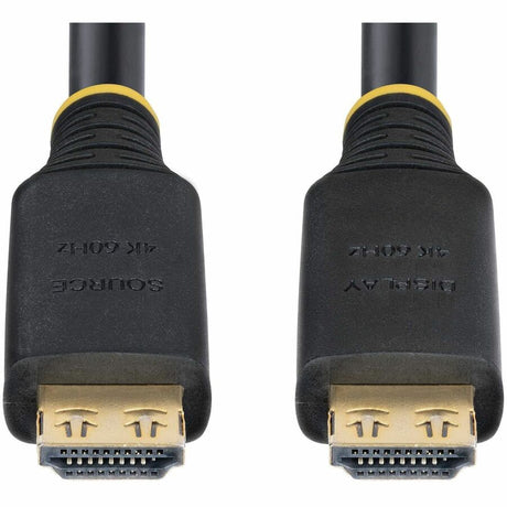 StarTech.com 35ft (10.6m) Active High Speed HDMI Cable with Gripping Connectors, 4K 60Hz/1440p 144Hz 18Gbps, UHD HDMI 2.0 Cord, TPE Jacket — HDMI2-CABLE-GRIP-35F