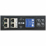 Eaton Metered Outlet Rack PDU G4, 0U, 41U, universal input, 5-23kW, 16-55A, 200-415V, 42 outlets (24)C13 (18)C39, end entry power cord — EVMOGU23X-E