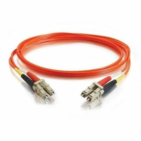 C2G 3m LC-LC 50/125 Duplex Multimode OM2 Fiber Cable - Orange - 10ft — 33029