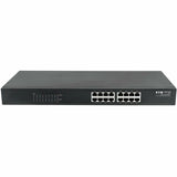 Eaton Tripp Lite Series 16-Port 10/100/1000 Mbps Gigabit Ethernet Unmanaged Switch with PoE+, 220W, Metal Enclosure, 1U Rack — NG16POE-1