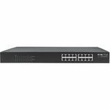 Eaton Tripp Lite Series 16-Port 10/100/1000 Mbps Gigabit Ethernet Unmanaged Switch with PoE+, 220W, Metal Enclosure, 1U Rack — NG16POE-1