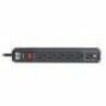 Eaton Tripp Lite Series Protect It! 6-Outlet Surge Protector - 5-15R Outlets, 600 Joules, 3 ft. (0.9 m) Cord, Black — TLP63B
