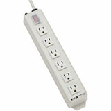 Eaton Tripp Lite Series Power It! 6-Outlet Power Strip, 6 ft. (1.83 m) Cord, Power Switch Cover — TLM606NC