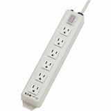 Eaton Tripp Lite Series Power It! 6-Outlet Power Strip, 6 ft. (1.83 m) Cord, Power Switch Cover — TLM606NC