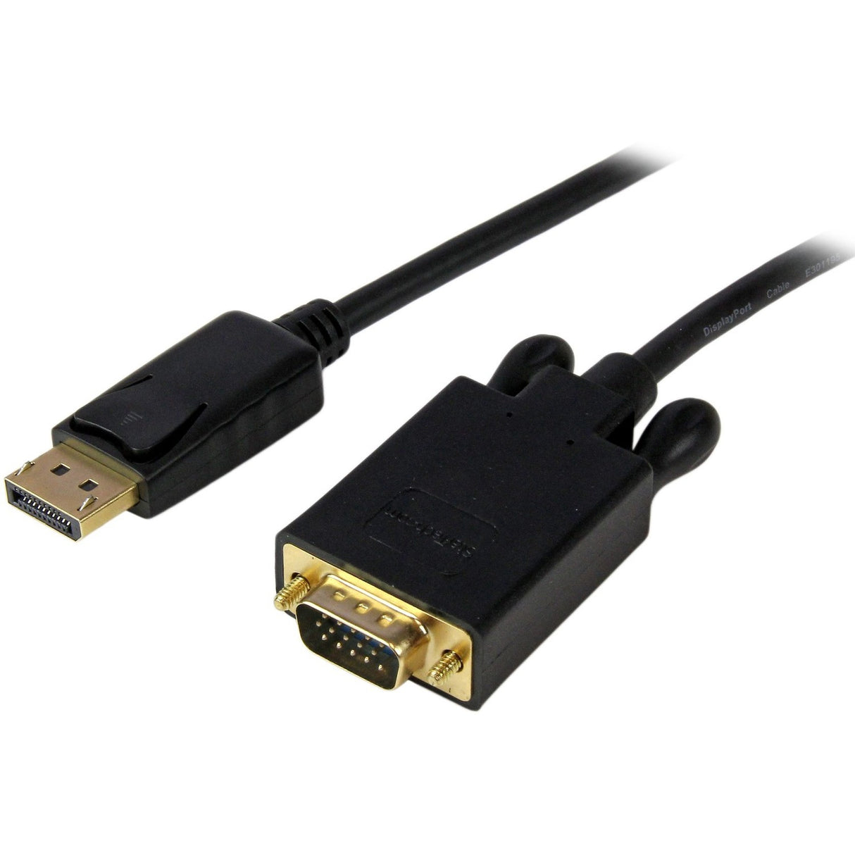 StarTech.com 10ft (3m) DisplayPort to VGA Cable, Active DisplayPort to VGA Adapter Cable, 1080p Video, DP to VGA Monitor Converter Cable — DP2VGAMM10B