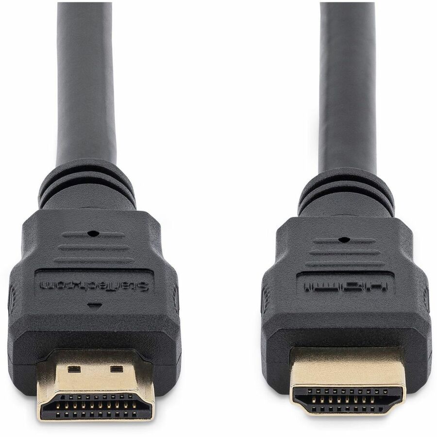 StarTech.com 15ft/4.6m HDMI Cable, 4K High Speed HDMI Cable with Ethernet, Ultra HD 4K 30Hz Video, HDMI 1.4 Cable/HDMI Monitor Cord, Black — HDMM15
