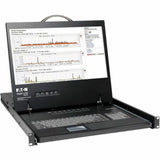 Eaton Tripp Lite Series NetController 8-Port 1U Rack-Mount Console KVM Switch with 19-in. LCD, TAA — B040-008-19