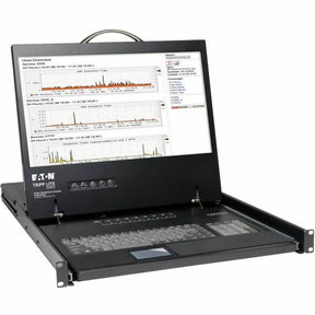 Eaton Tripp Lite Series NetController 8-Port 1U Rack-Mount Console KVM Switch with 19-in. LCD, TAA — B040-008-19