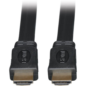 Eaton Tripp Lite Series High-Speed HDMI Flat Cable, Digital Video with Audio, UHD 4K (M/M), Black, 3 ft. (0.91 m) — P568-003-FL