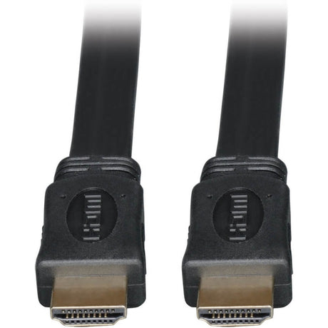 Eaton Tripp Lite Series High-Speed HDMI Flat Cable, Digital Video with Audio, UHD 4K (M/M), Black, 3 ft. (0.91 m) — P568-003-FL